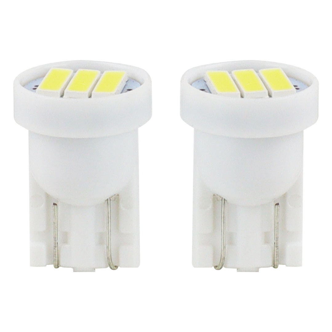 T10 W5W 12V W2,1x9,5d ΛΕΥΚΟ 5.600K 3SMDx7020 (ΚΑΡΦΩΤΟ) 2ΤΕΜ.
