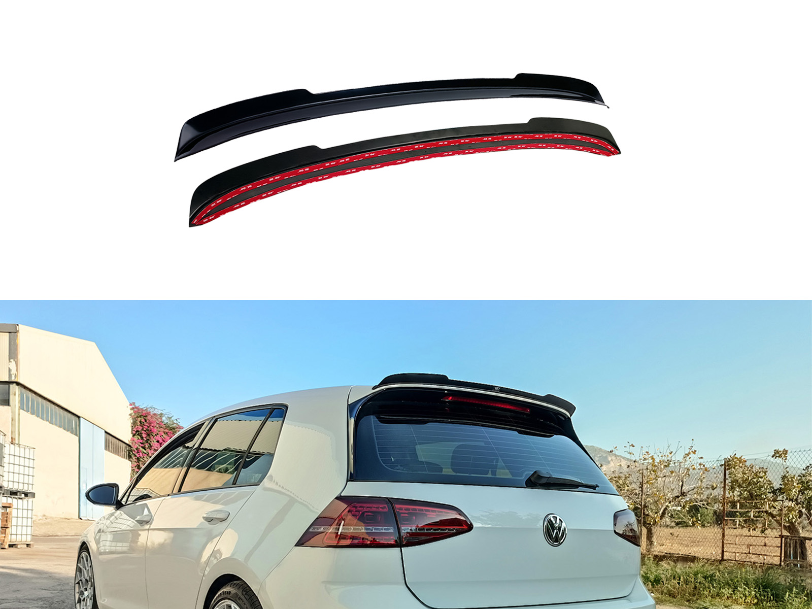 Επιπρόσθετη Αεροτομή VW Golf Mk7 / Mk7 Facelift GTI / R / R-Line