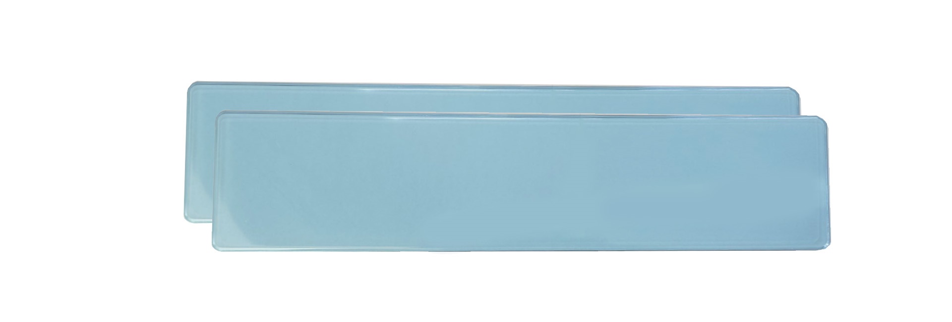 ΠΡΟΣΤΑΤΕΥΤΙΚΟ ΤΖΑΜΙ ΠΙΝΑΚΙΔΑΣ LIGHT BLUE ΝΕΟΥ ΤΥΠΟΥ 52,7 X 12 cm  (ΠΛΑΣΤΙΚΟ/ΜΠΛΕ) - 2 ΤΕΜ.