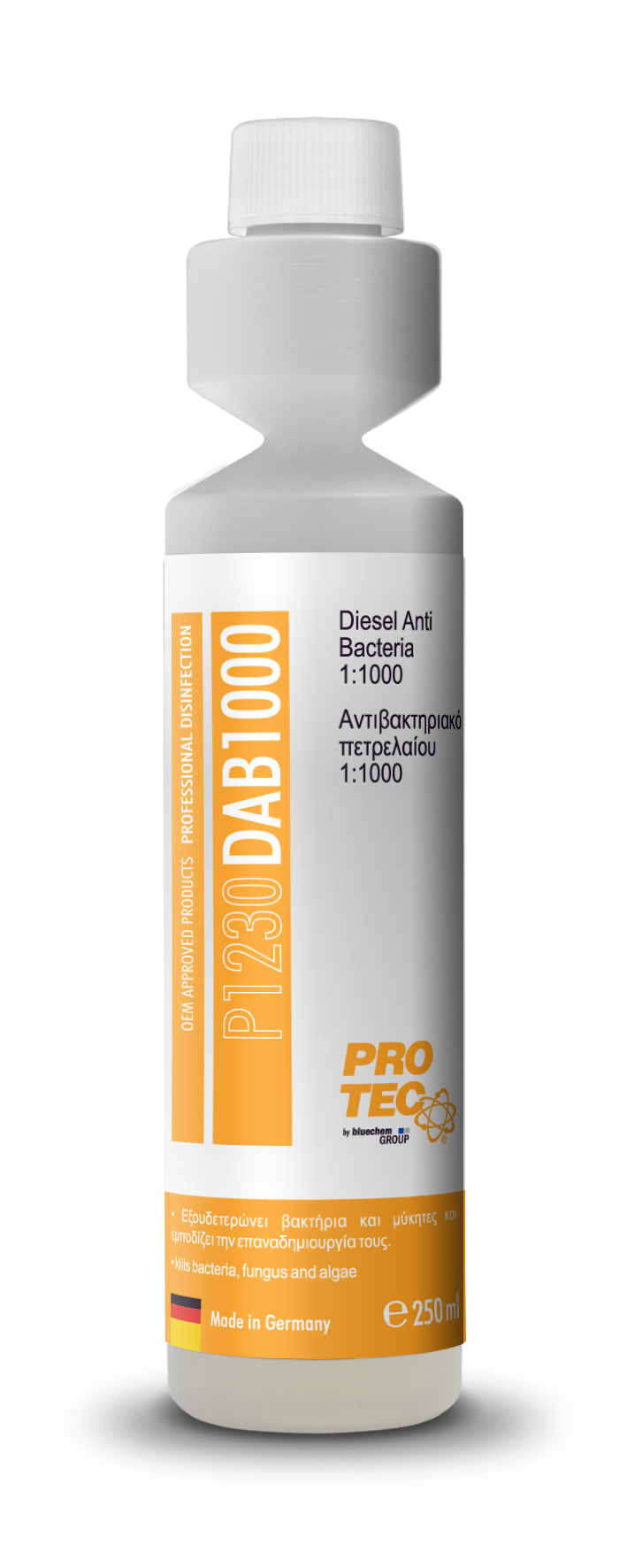 ΑΝΤΙΒΑΚΤΗΡΙΑΚΟ  ΠΕΤΡΕΛΑΙΟΥ DIESEL ANTI BACTERIA 1:1000 dosing bottle PRO-TEC