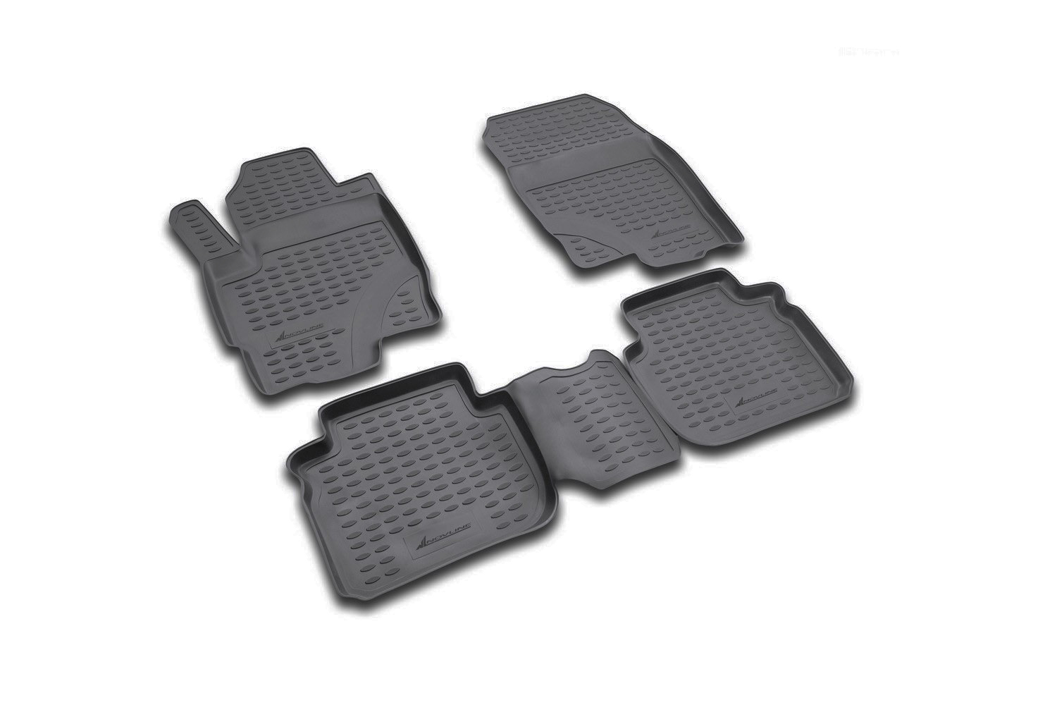 ΜΑΡΚΕ ΠΑΤΑΚΙΑ ΣΕ ΣΚΑΦΗ TPE ΛΑΣΤΙΧΟ ΓΙΑ MITSUBISHI COLT 3D / 5D 06/2004-12/2008  ΣΕ ΜΑΥΡΟ ΧΡΩΜΑ NOVLINE - 4 ΤΕΜ.
