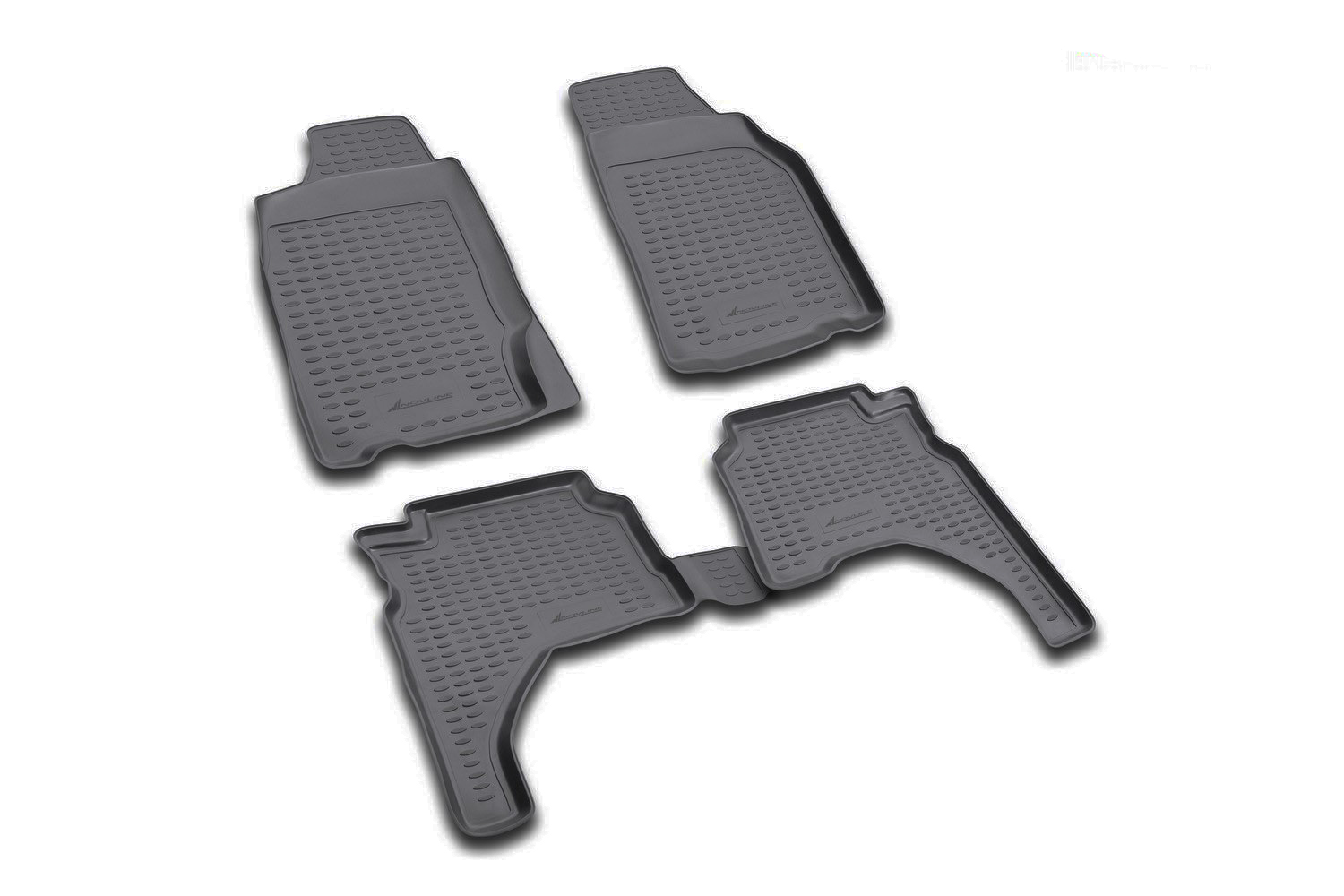ΜΑΡΚΕ ΠΑΤΑΚΙΑ ΣΕ ΣΚΑΦΗ TPE ΛΑΣΤΙΧΟ ΓΙΑ MITSUBISHI L200 4D 1996-2005  ΣΕ ΜΑΥΡΟ ΧΡΩΜΑ NOVLINE - 4 ΤΕΜ.