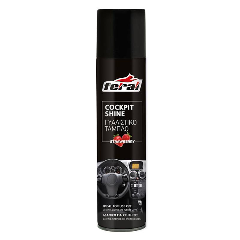 Γυαλιστικό Ταμπλό Με Άρωμα Φράουλας Feral 400ml
