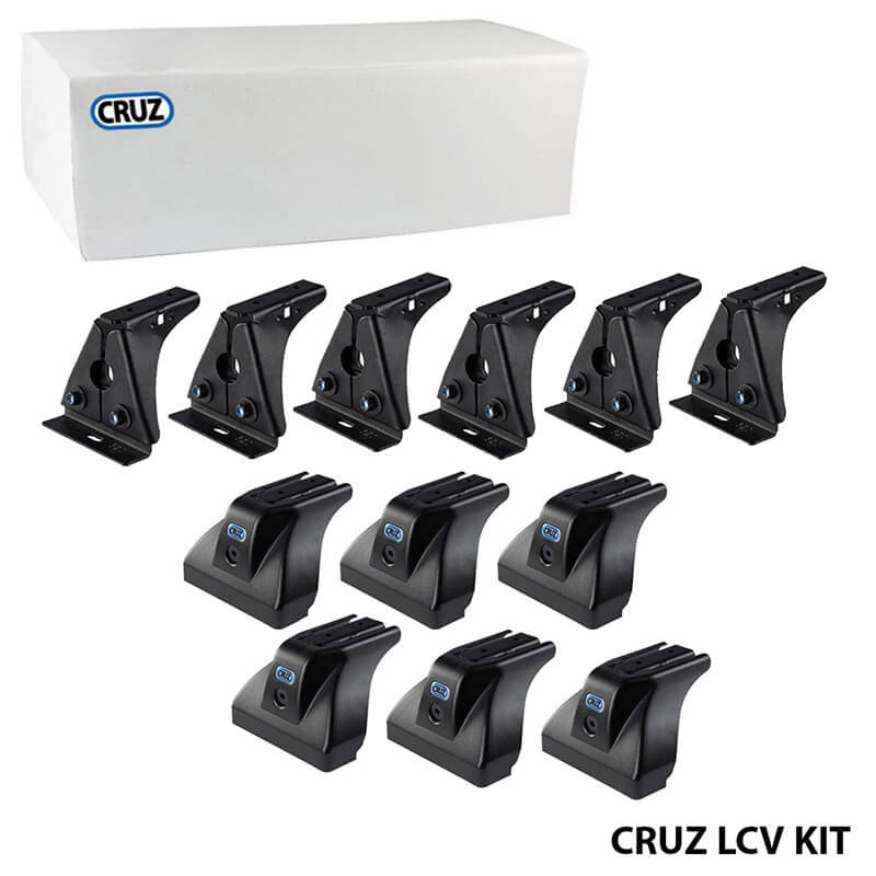 Πόδια / Άκρα Για Μπάρες & Σχάρες Οροφής CRUZ LCV 934-404 Για Ford Transit Tourneo Custom 13+ Σετ 6 Τεμάχια