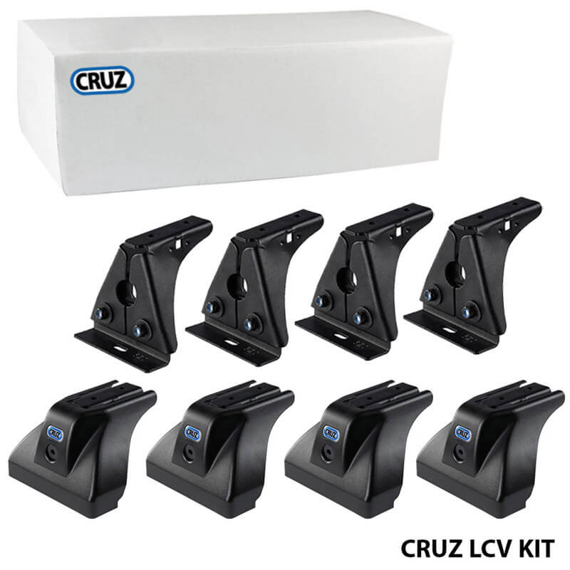 Πόδια / Άκρα Για Μπάρες & Σχάρες Οροφής CRUZ LCV 934-327 Για Dacia Dokker 13+ / Renault Express 21+ Σετ 4 Τεμάχια