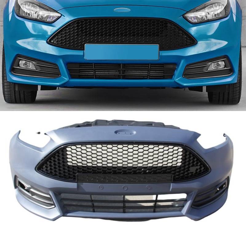 Μπροστινός Προφυλακτήρας Για Ford Focus 2014-2018 ST-Look Με Μάσκα