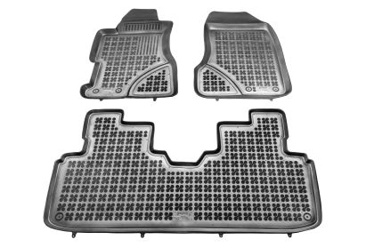 Λαστιχένια πατάκια Rezaw Plast για HONDA Civic VII 5 πορτο (2001-2005) - τύπου σκαφάκι - 3τμχ.
