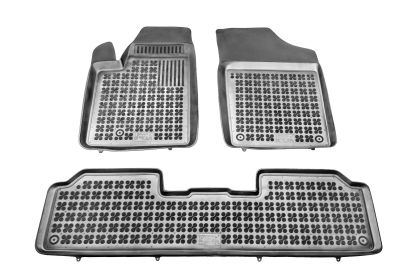 Λαστιχένια πατάκια Rezaw Plast για PEUGEOT Partner / CITROEN Berlingo (1996-2008) - τύπου σκαφάκι - 3τμχ.