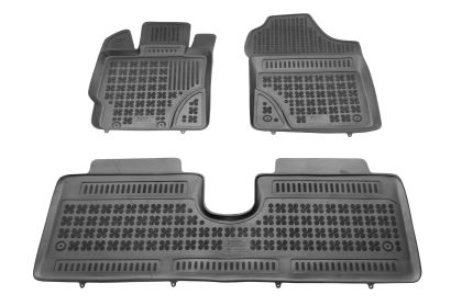Λαστιχένια πατάκια Rezaw Plast για TOYOTA Yaris (2011-2020) - 5 doors - τύπου σκαφάκι - 3τμχ.