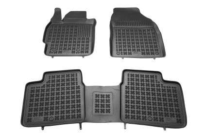 Λαστιχένια πατάκια Rezaw Plast για TOYOTA Corolla (2012-2018) - τύπου σκαφάκι - 3τμχ.