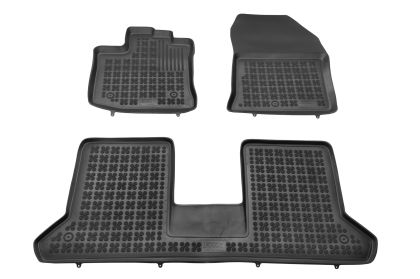 Λαστιχένια πατάκια Rezaw Plast για DACIA Dokker (2012-2021) - τύπου σκαφάκι - 3τμχ.