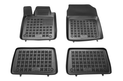 Λαστιχένια πατάκια Rezaw Plast για RENAULT Twingo II (2007-2014) - 3-door - τύπου σκαφάκι - 4τμχ.