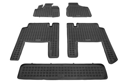 Λαστιχένια πατάκια Rezaw Plast για CHRYSLER Voyager V (2007-2016) - 7-seater version - τύπου σκαφάκι - 5τμχ.
