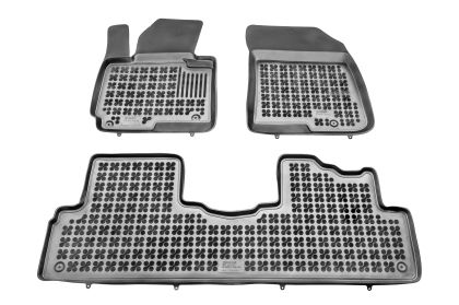 Λαστιχένια πατάκια Rezaw Plast για KIA Carens III (2013-2019) - τύπου σκαφάκι - 3τμχ.