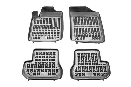 Λαστιχένια πατάκια Rezaw Plast για CITROEN C2 (2003-2009) - τύπου σκαφάκι - 4τμχ.