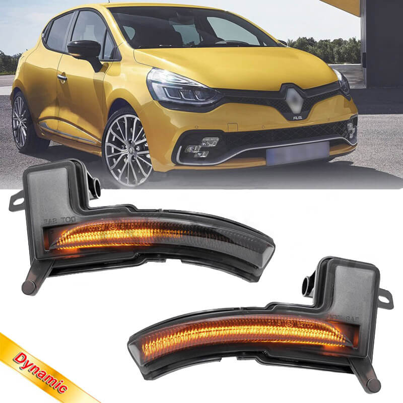 Φλας Καθρέπτη Για Renault Clio IV 16-19 / Captur 17-20 / Nissan Micra 17+ Dynamic Led Φιμέ 2 Τεμάχια