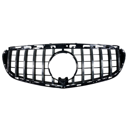 Μάσκα για Mercedes W212 E-class (2014-2015) chrome/black - GT