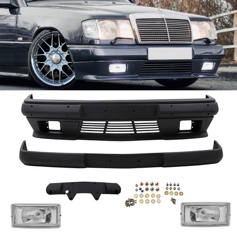Μπροστινός Προφυλακτήρας Για Mercedes-Benz E-Class W124 85-95 Amg Look Με Προβολάκια (Euro)