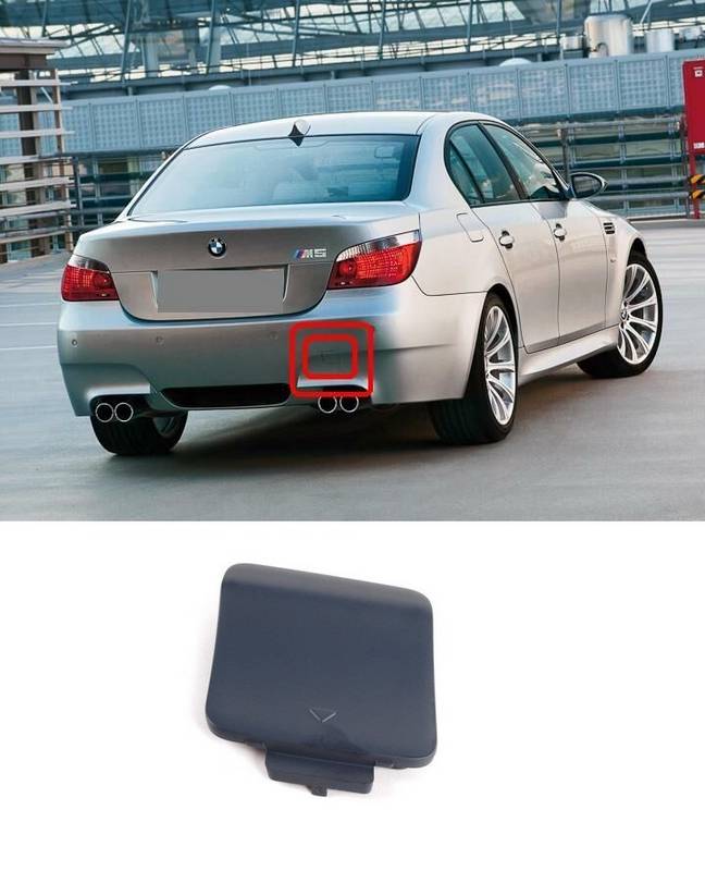 Κάλυμμα Γάντζου Ρυμούλκησης Πίσω Για Bmw 5 E60+LCI Rr. -///M5- 2002-09 51127898121 1 Τεμάχιο