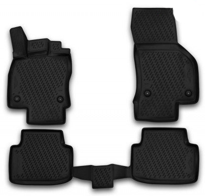 ΜΑΡΚΕ ΠΑΤΑΚΙΑ ΣΕ ΣΚΑΦΗ TPE ΛΑΣΤΙΧΟ ΓΙΑ VW PASSAT B8 4D 2014-2020  ΣΕ ΜΑΥΡΟ ΧΡΩΜΑ NOVLINE - 4 ΤΕΜ.