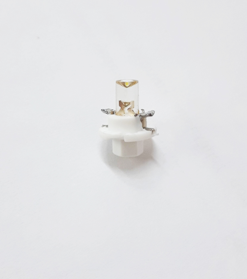 BAX 12V B8,4d 0,2W LED 1xFLUX 5mm ΛΕΥΚΟ 1ΤΕΜ.
