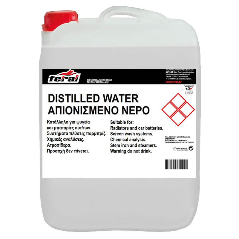 Απιονισμένο Νερό Feral 10L