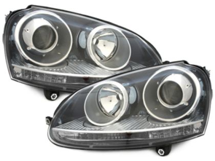 Φανάρια εμπρός για Vw Golf 5 - GTI design , χωρίς λάμπες (Η7) - σετ 2τμχ.